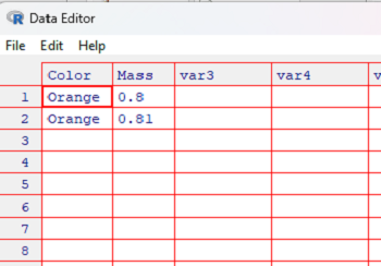 Screenshot data entry