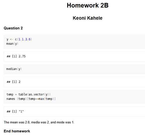 Screencapture of html output file from Rmarkdown.